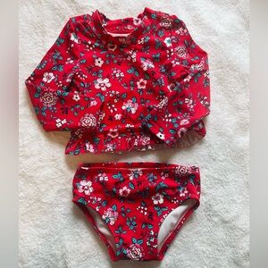 NWOT Janie and Jack flower bathing suit